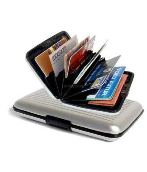 aluma smart silver hard case card wallet flipkart|StealODeal Silver Plated Business Case With Aluma Wallet 6.